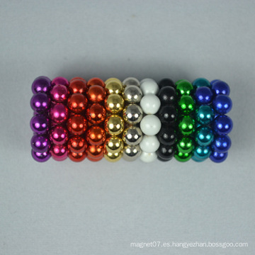 Bolas coloridas del imán del neodimio de 3mm / 5mm / 6m m 216